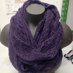 BP purple knitted infinity scarf NWOT